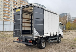ISUZU KV100 4×4 (МРМ 3,5т) БОРТ-ТЕНТ СДВИЖНЫЕ ШТОРЫ И КРЫША 4,2м